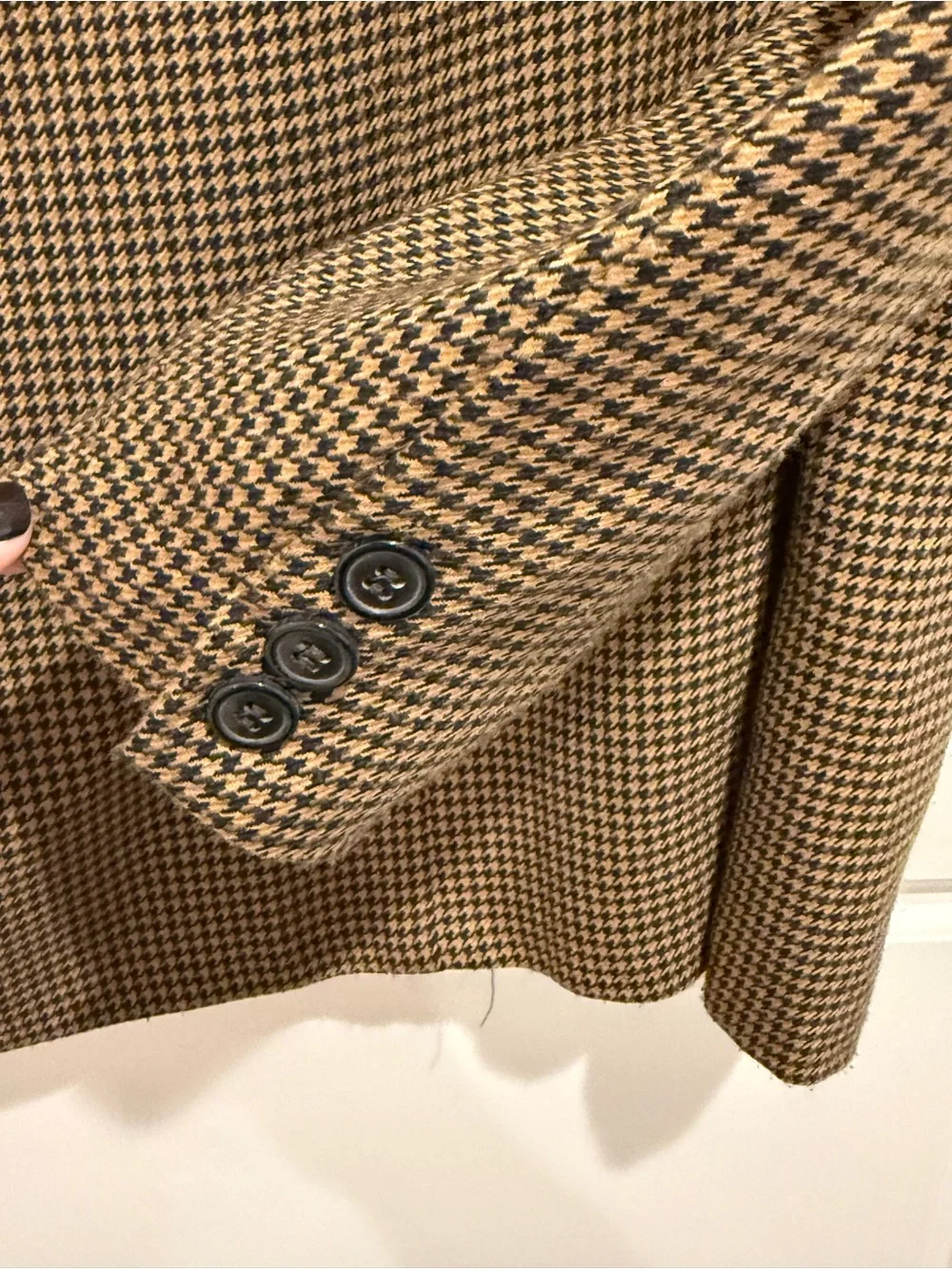 Vintage Millibar Houndstooth Italian Blazer M/50